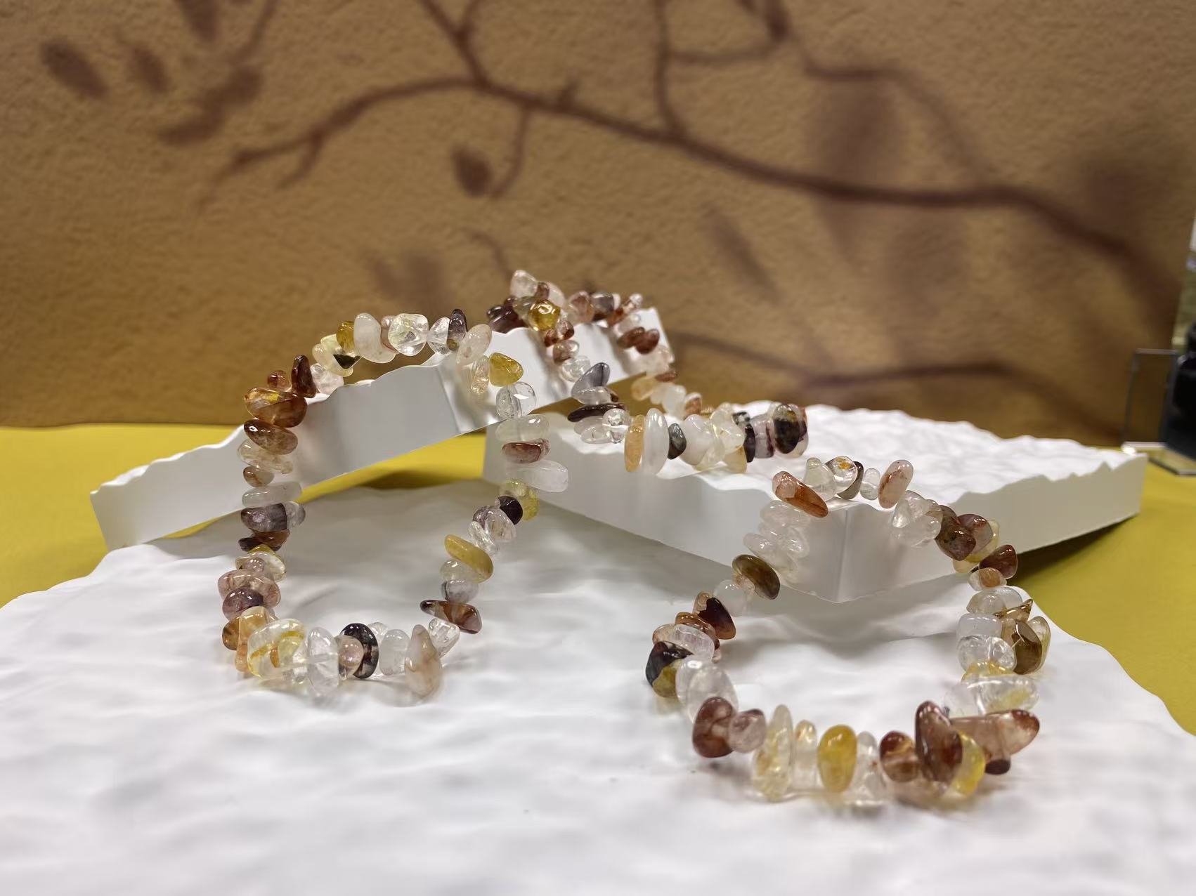 "Crushed Ice" Phantom Crystal Bracelet