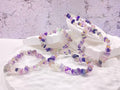 Crushed Purple Fluorite Bead Bracelet