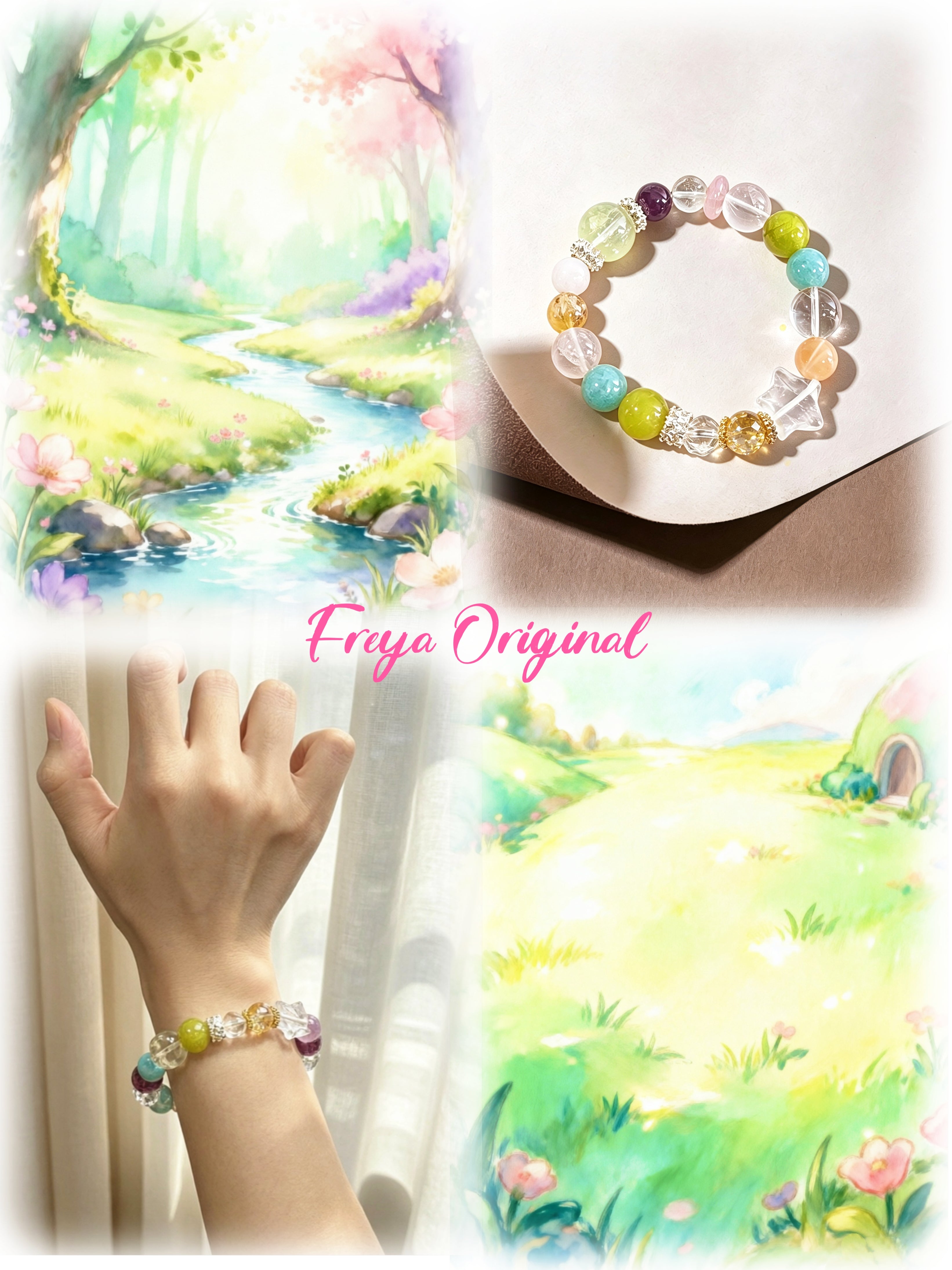 Fairy Tale Forest Natural Gemstone Bracelet